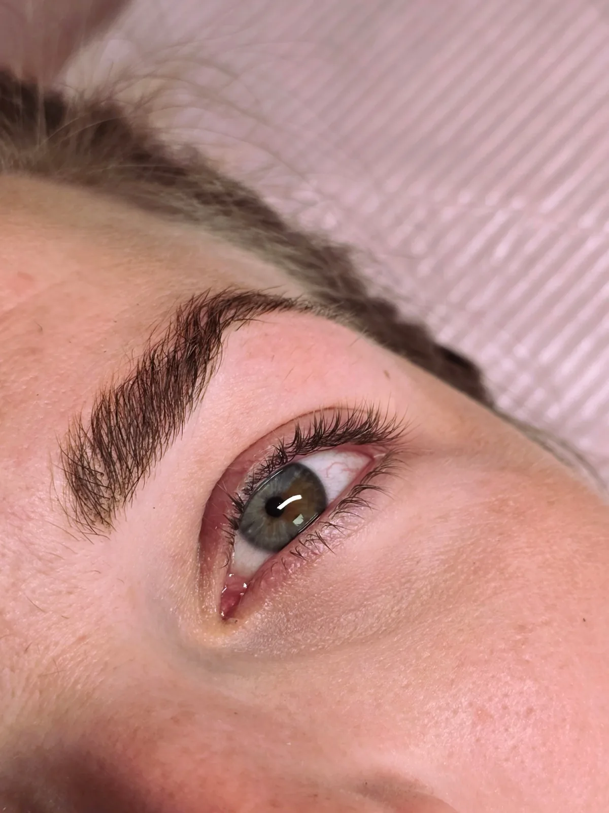 Lashlift · avant et après