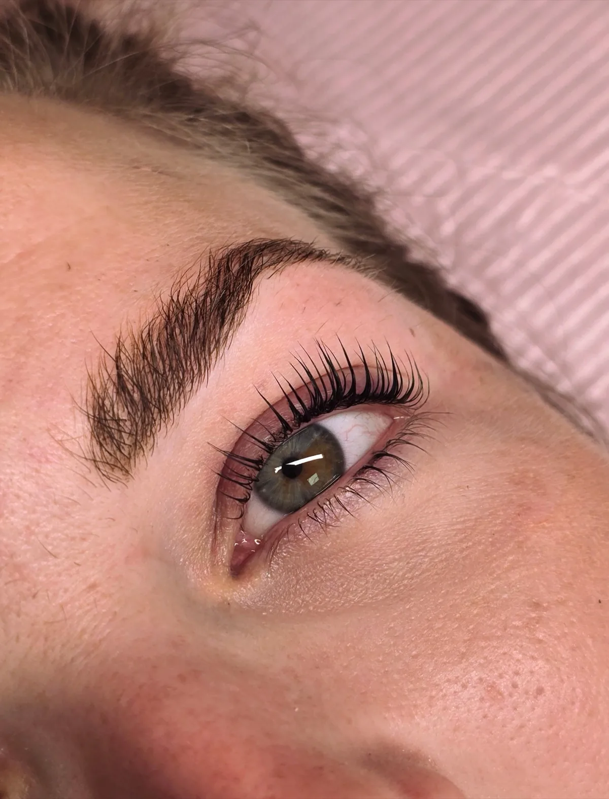Lashlift · avant et après
